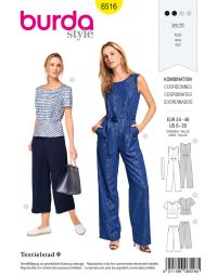 Burda Style Pattern B6490 Women’s Soft Drape Jackets