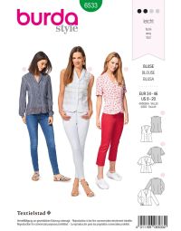 Burda Style Pattern B6533 Women's Blouse