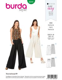 Burda Style Pattern B6544 Misses' Pants