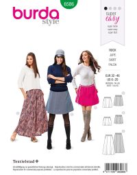 Burda Style Pattern 6586 Skirt
