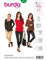 Burda Style Pattern 6611 Shirt