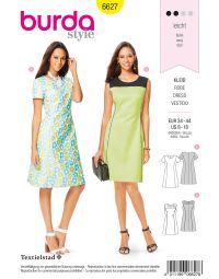 Burda B6627 Women's Dress Sewing Pattern