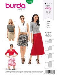 Burda B6682 Women's Skirt Sewing Pattern