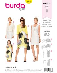 Burda B6773 Coordinates, Trousersuits, Suits Sewing Pattern