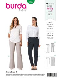 Burda Style B6859 Plus size Sewing Pattern