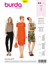 Burda B6914 Burda Style Dresses  Sewing Pattern