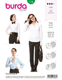 Burda B7136 Blouse Sewing Pattern