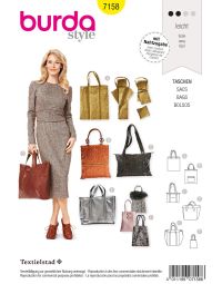 Burda B7158 Shopping Bag Sewing Pattern