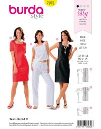 Burda B7972 Dress Sewing Pattern