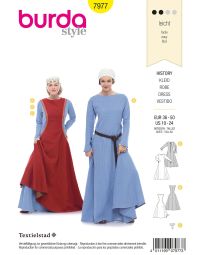 Burda B7977 History Dress Sewing Pattern