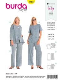 Burda B8108 Coordinates Sewing Pattern