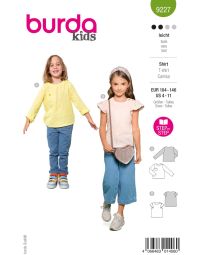 Burda Style Pattern 9227 Children's Shirt