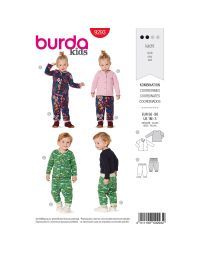 Burda Style Pattern 9293 Babies' Jacket – Trousers or pants – Reversible