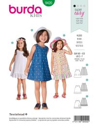 Burda B9420 Toddlers Sewing Pattern
