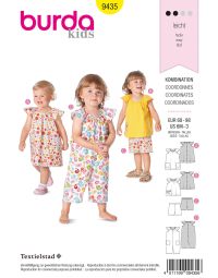 Burda B9435 Burda Style Baby Sewing Pattern