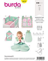 Burda Kids B9479 Infant Accessories  Sewing Pattern