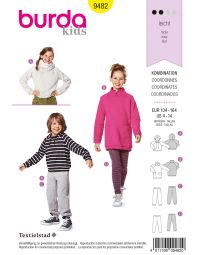Burda Kids B9482 Coordinates Sewing Pattern