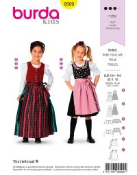 Burda B9509 Dirndl Dress Sewing Pattern