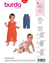Burda B9652 Jumpsuit Sewing Pattern