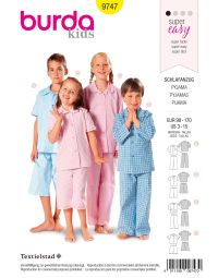 Burda B9747 Pyjamas Sewing Pattern
