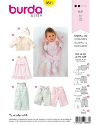 Burda B9831 Coordinates Sewing Pattern