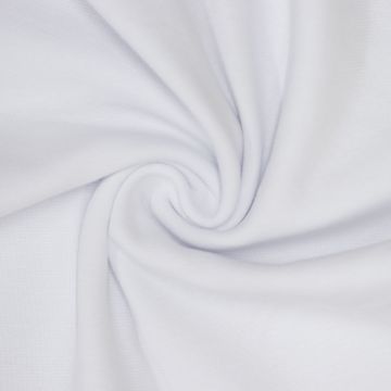 Rib Knit Trim Fine White