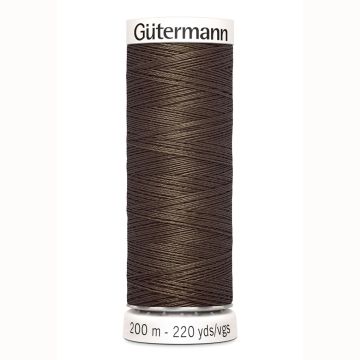 Gütermann Dark Brown 200m #G252-200