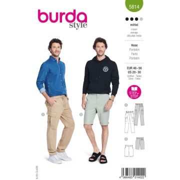 Burda Style Pattern 5814 Men's Pants