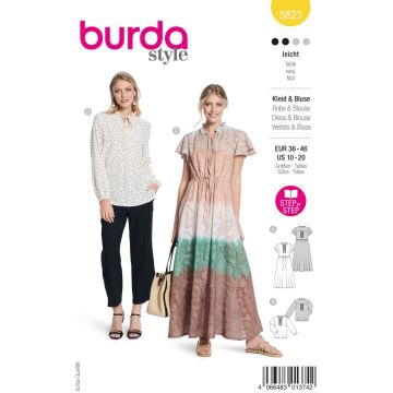 Burda Style Pattern 5823 Misses' Dress & Blouse