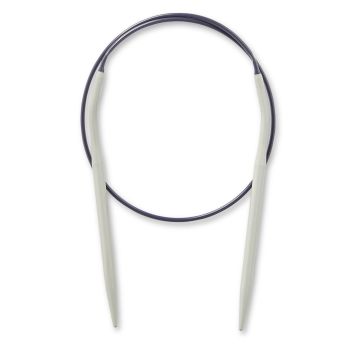 Circular Knitting Pins alu  pearl grey 50 cm 4.50 mm
