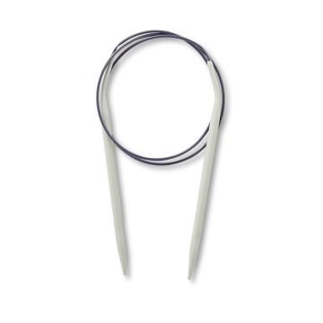 Circular Knitting Pins alu  pearl grey 80 cm 5.50 mm