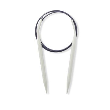 Circular Knitting Pins alu  pearl grey 100 cm 7.00 mm