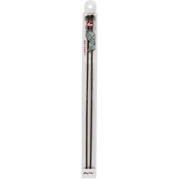 Single-pointed knitting pins with knob NATURAL 35 cm 2.50 mm