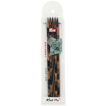 Knitting pins CUBICS NATURAL 2-pt 7,00/20