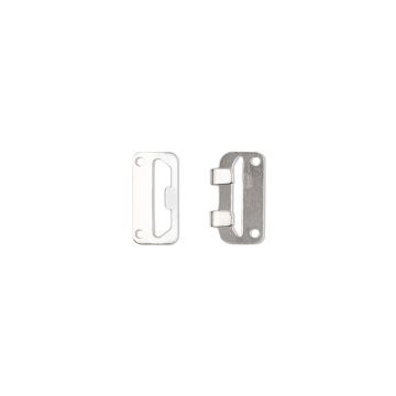 Skirt Waistband Fasteners steel silver col 20 mm