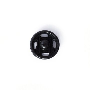 Sew-On Snap Fasteners brass black 7 mm