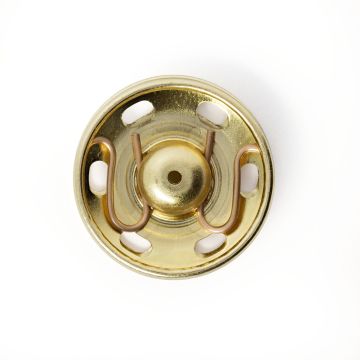 Sew-On Snap Fasteners brass gold col 21 mm