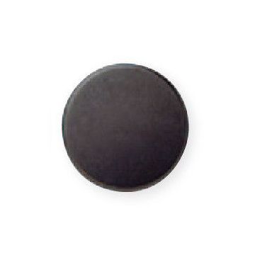 Non-sew fasteners ANORAK flat black oxidized matt 20 mm
