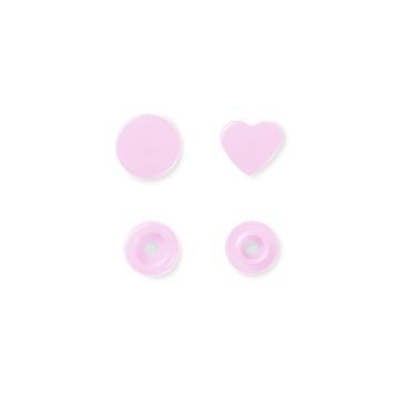 Non-sew ColorSnaps Heart p'pink