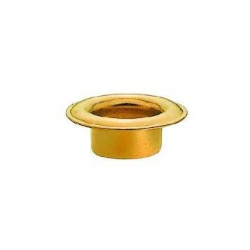 Eyelets brass 6 B gilt matt 13.5 mm