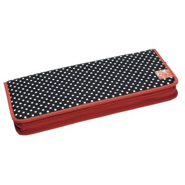 Knittingneedlesetui Polka Dots z/w