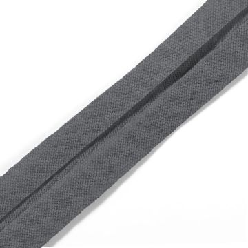 Bias Binding Cotton 40/20 mm grey #PR903302