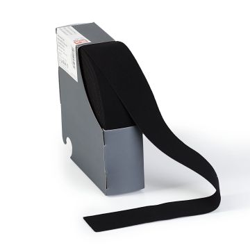 Elastic waistband 38mm black #PR957408