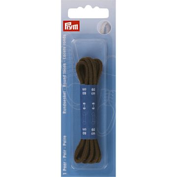 Round laces 3x600 mm brown