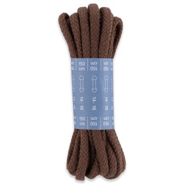 Cord laces 5x1500 mm brown