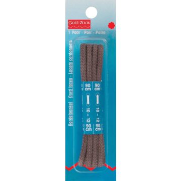 Cord laces 5x900 mm brown