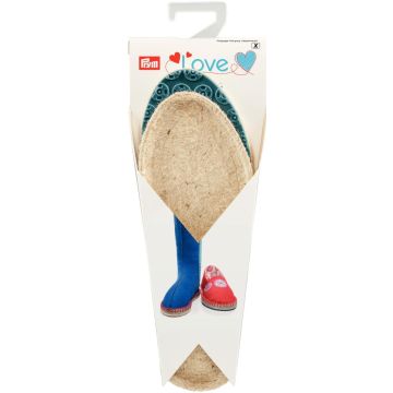 Prym Love Espadrilles - Soles Size 34/35 blue