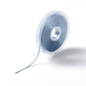 Satin ribbon 3 mm light blue