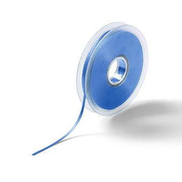 Satin ribbon 3 mm steel blue