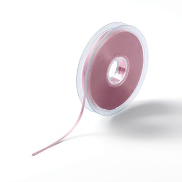 Satin ribbon 3 mm pale pink